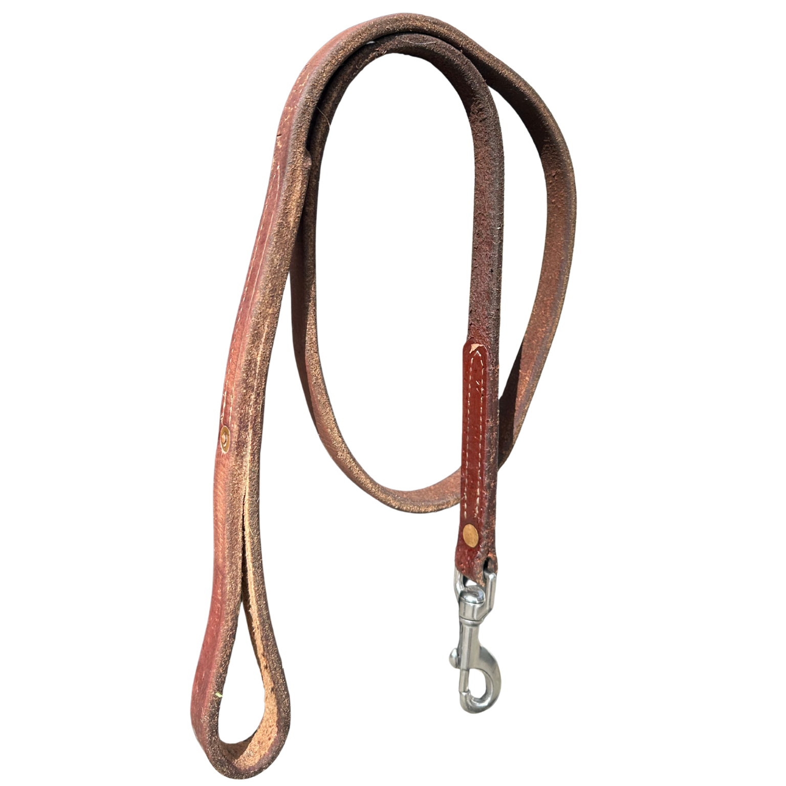 Premium Handcrafted 4' Leather Dog Leash